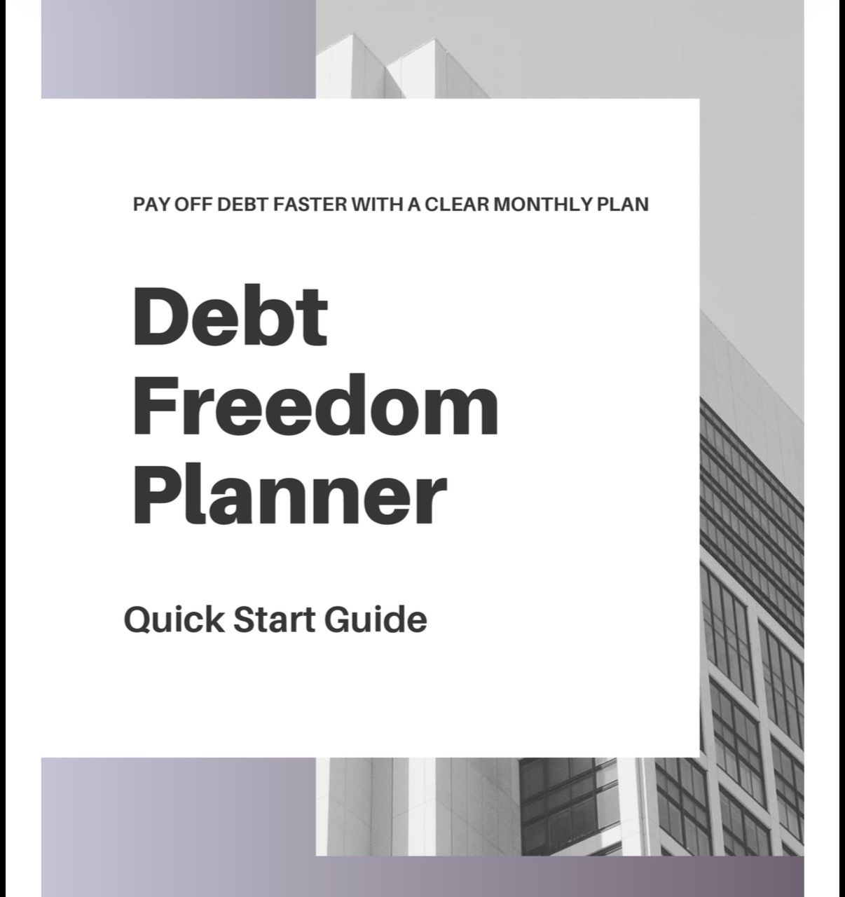 Debt Freedom Planner and Calculator