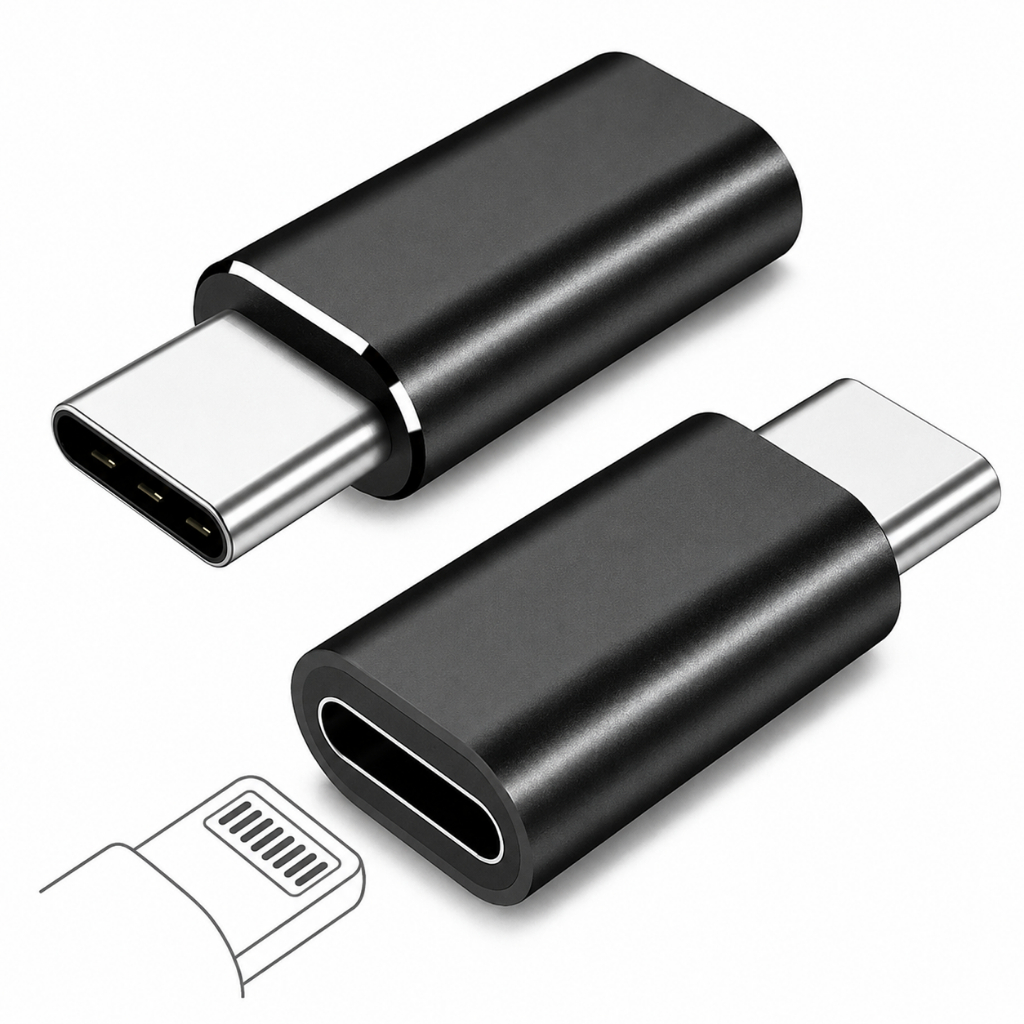 Adaptador Otg Lightning Iphone P/ Tipo-c - Só Carregamento