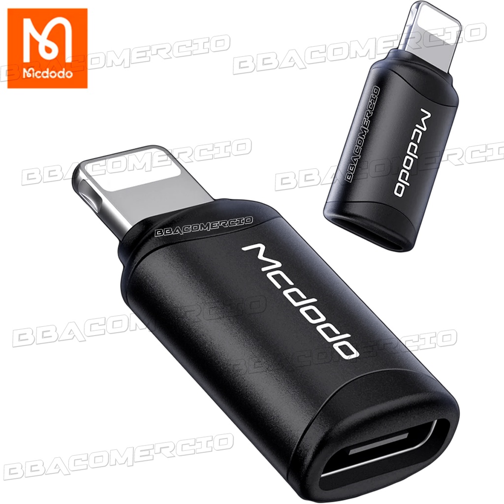 Adaptador Conversor Otg Tipo Lightning Iphone P/ Cabo Tipo C