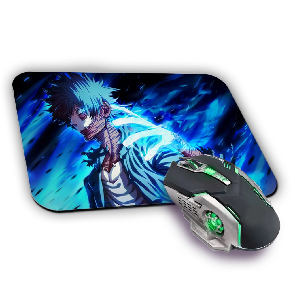 Mousepad Dabi Liga dos Vilões Boku no Hero Academia Premium 22x18cm Anime