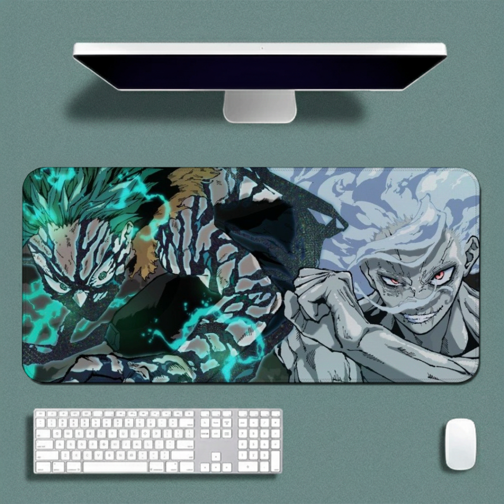 MousePad Speed Gamer Antiderrapante Bordas Costuradas Confortavel Liso Com Estampa De My Hero Academia Diversos Tamanhos