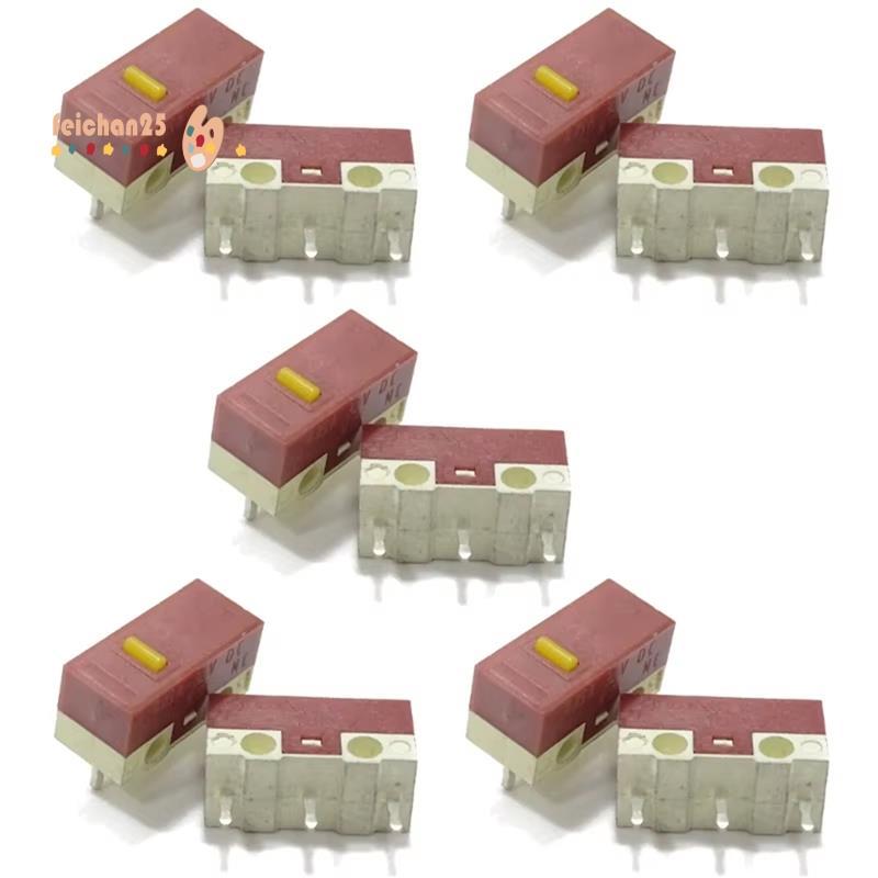 [Rápido F] Para HUANO Mouse 10 Peças Conjunto De Microinterruptor De 3 Pinos 20M Cliques Ratos Micro-Muto Botão Ponto Am
