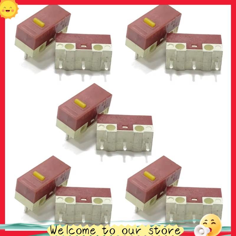 sassoon1 Micro-Switch 3Pins 20M Cliques Microinterruptor De Botão Micromudo Para HUANO Mouse Set 10Pcs Pontos Amarelos