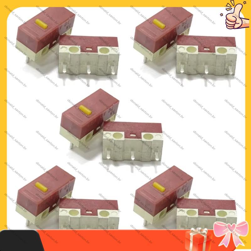 [Velocidade Rápida D] Microinterruptor Silencioso 3 Pinos 20M Cliques Ratos Para HUANO