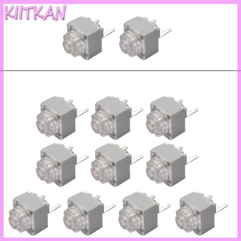 KIITK 2 Unidades 10 HUANO Interruptores Silenciosos 10 Milhões Cliques Microinterruptor Botão