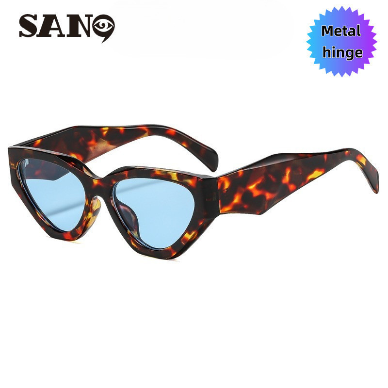 Óculos de Sol Metalcod Hinge (San9) Novo Estilo Europeu e Americano Único Retro Unissex