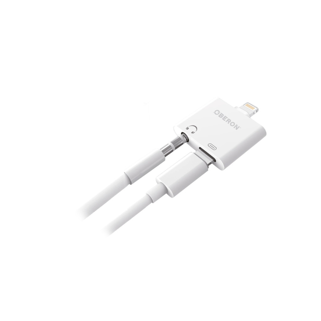 Adaptador Lightning 2 em 1 Fone e Carregador OBERON - OR-CC02