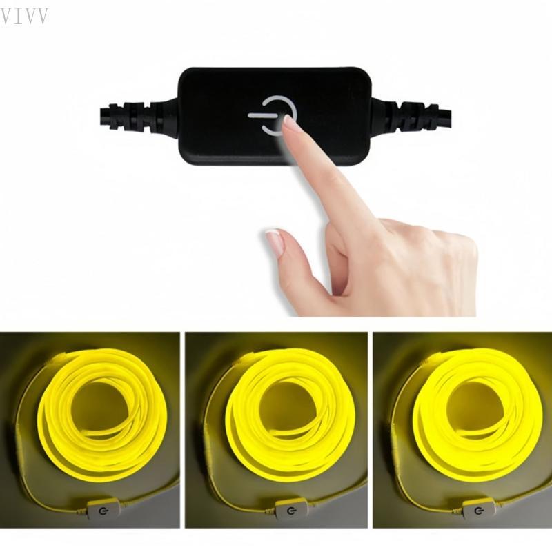 VIVV Interior LED Strips Light Touches Controller Controle Luz Interruptores Toque Para Conjunto