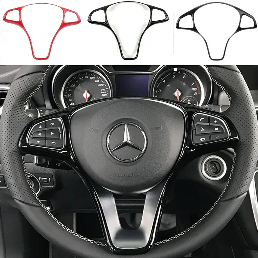 HYS Decoração De Volante De Carro Para Mercedes Benz ABCE GLA GLC CLA GLE GLS Classe W246 W205 W213 X253 X156