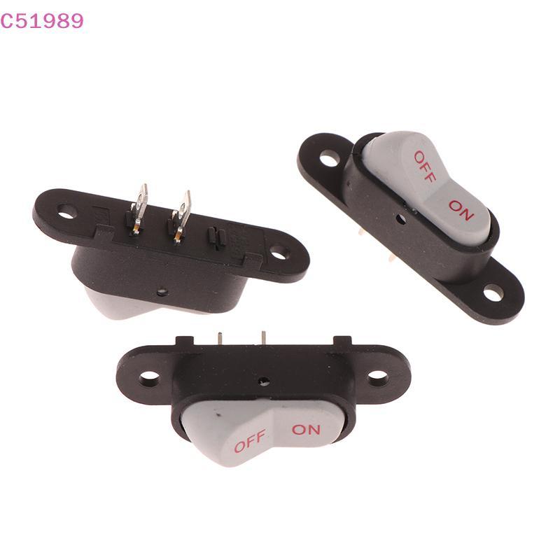 [kaan] 5 Peças Interruptor De Botão Liga/Desliga De Luz De 2 Pinos 250V 6A AC AMP 125V 10A Elétrico Wok Panela De Arroz