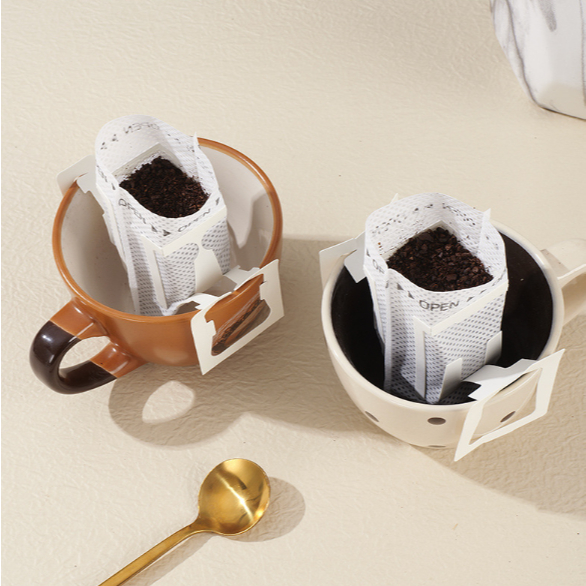 KIT 50A 200 Filtro de Café Descartável Individual Filtragem Ideal para Casa Escritório e Viagens Eficiente Fácil de Usar