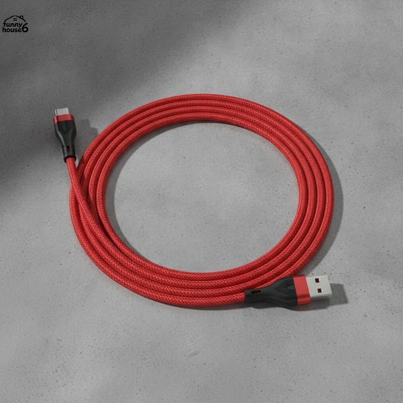 FUN 6A 120W Super Fast USB Type C Cabo De Carregamento Sincronização De Dados De Alta Velocidade Para Uso Em Telefone An