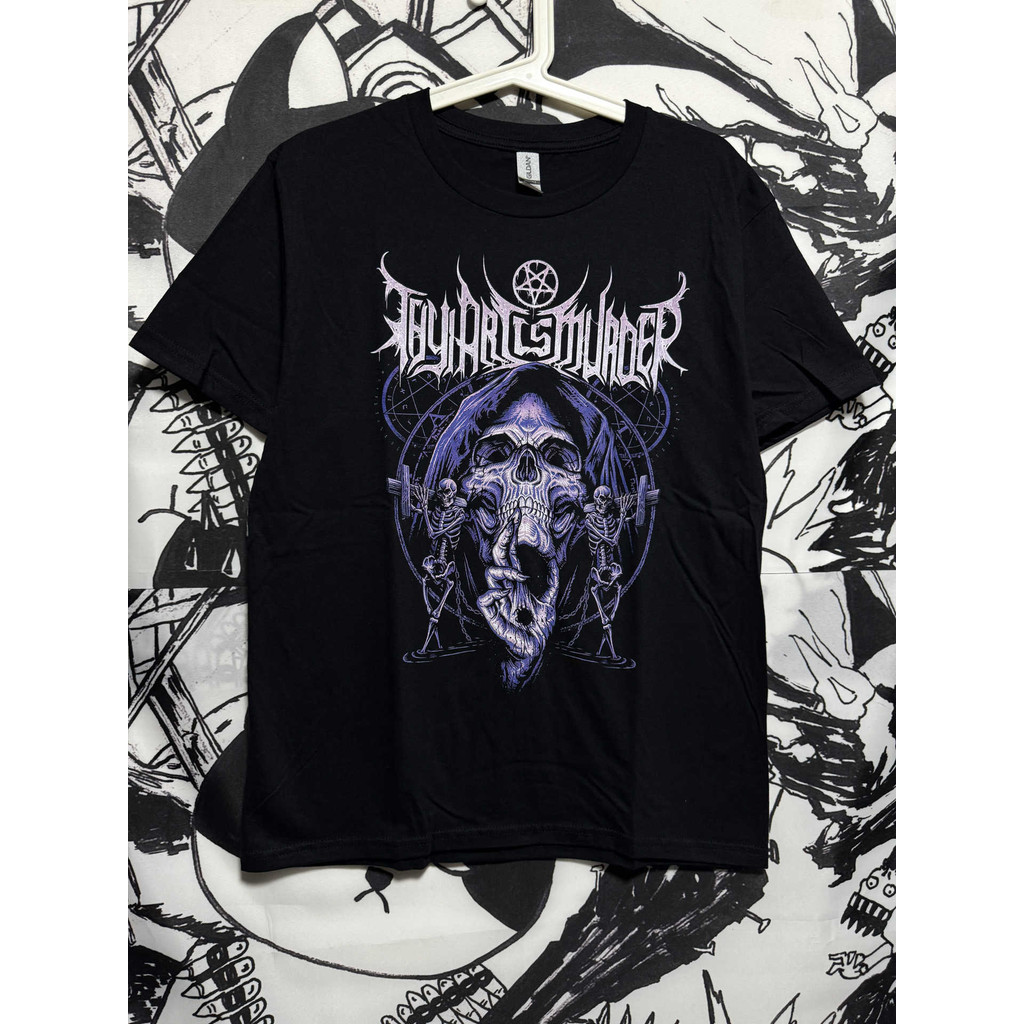 Music.Soul Camiseta Unissex Thy Art Is Murder Deathcore Australiano Intenso Fãs 100% Algodão