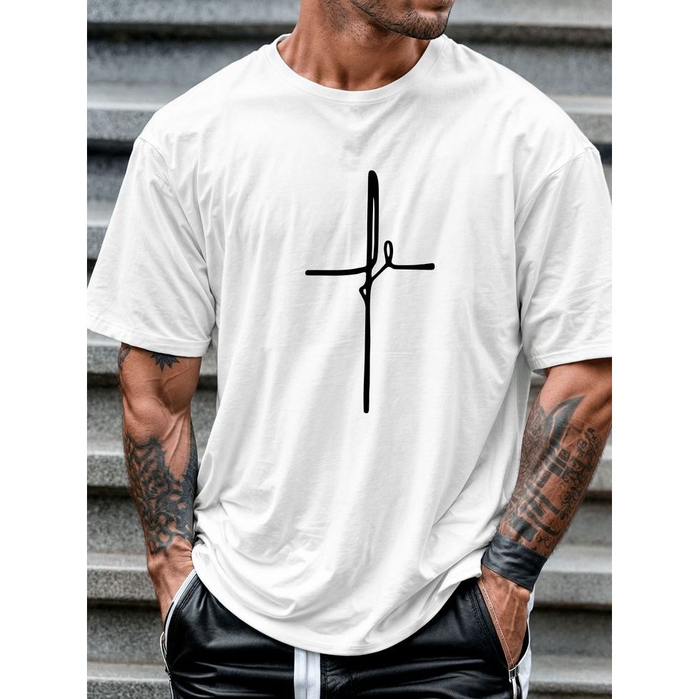 Camisa Camiseta Fé Masculino Feminino Branco 100% Algodão Blusa Casual