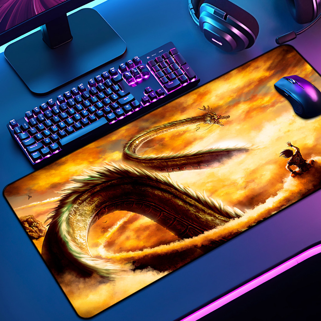 Mouse Pad Gamer Grande Para Teclado E Mouse DBZ