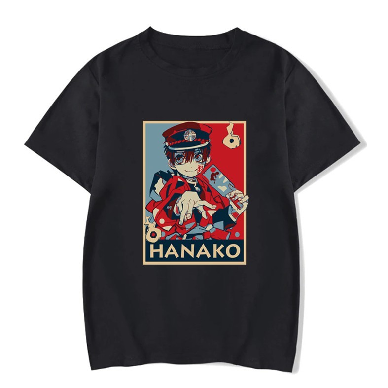 [Camiseta Premium em Algodão Puro]GXG Camiseta Unissex Algodão Anime Toilet-bound Hanako-kun Yashiro