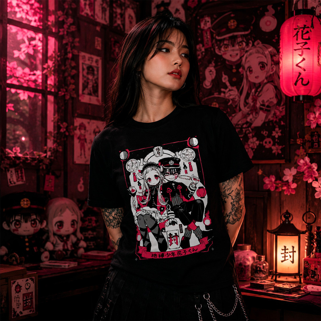 Camiseta Toilet Bound Hanako Kun Nene Love Anime Unissex 100% Algodão Premium Otaku Streetwear Estampada