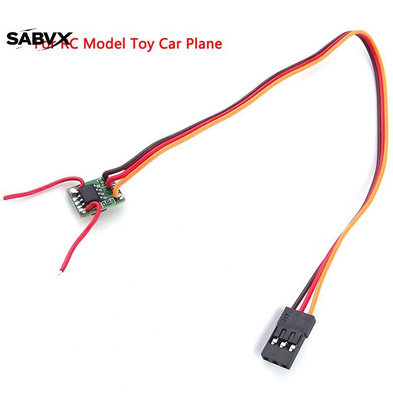 SABVX Micro 1A Dual-way Escovado ESC DC 5V Controlador De Velocidade Eletrônico Placa De Circuito De Controle De Guincho