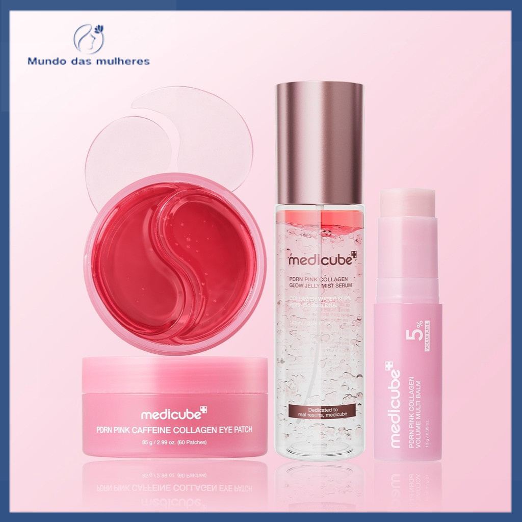 [NEW] Medicube PDRN Pink Collagen Volume Multi Balm 10g&Caffeine Collagen Eye Patch 85g&Glow Jelly Mist Serum