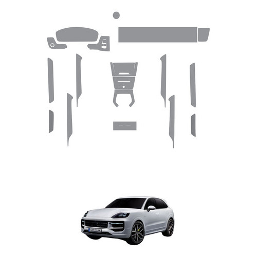 Película Ppf Interior Exterior Cayenne Hybrid Coupe 22 25