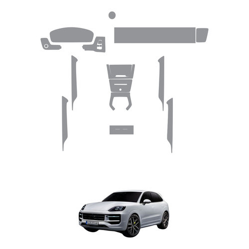 Película Ppf Interior Completo Cayenne Hybrid Coupe 22 25