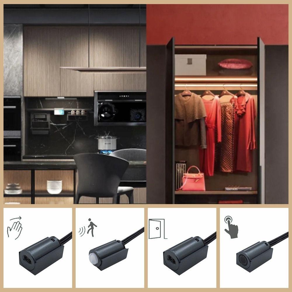 FIWICKA Sensing on-, Touch Motion Smart Hand Sweep Sensor Switch Lamp IR