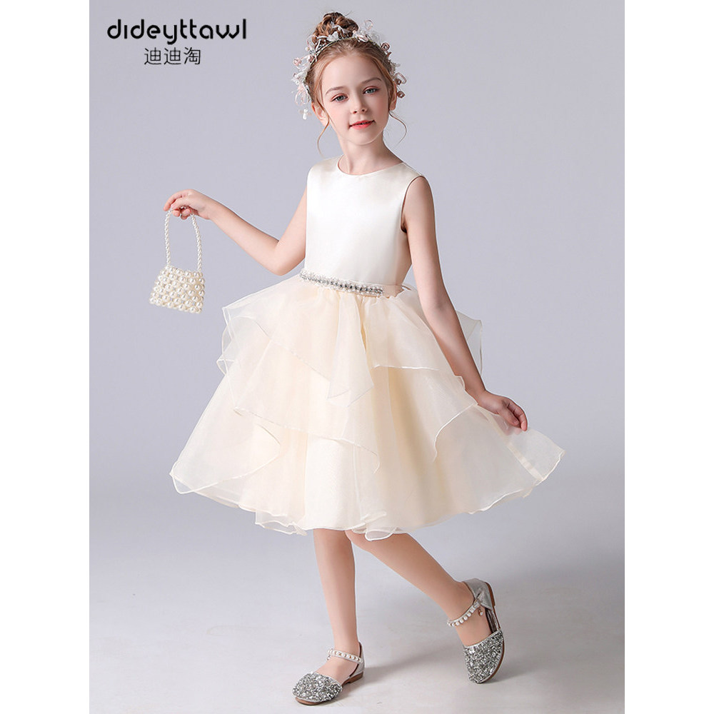 Didi Taohua menina casamento menina vestido menina aniversário vestido de princesa crianças Piano anfitrião coro traje