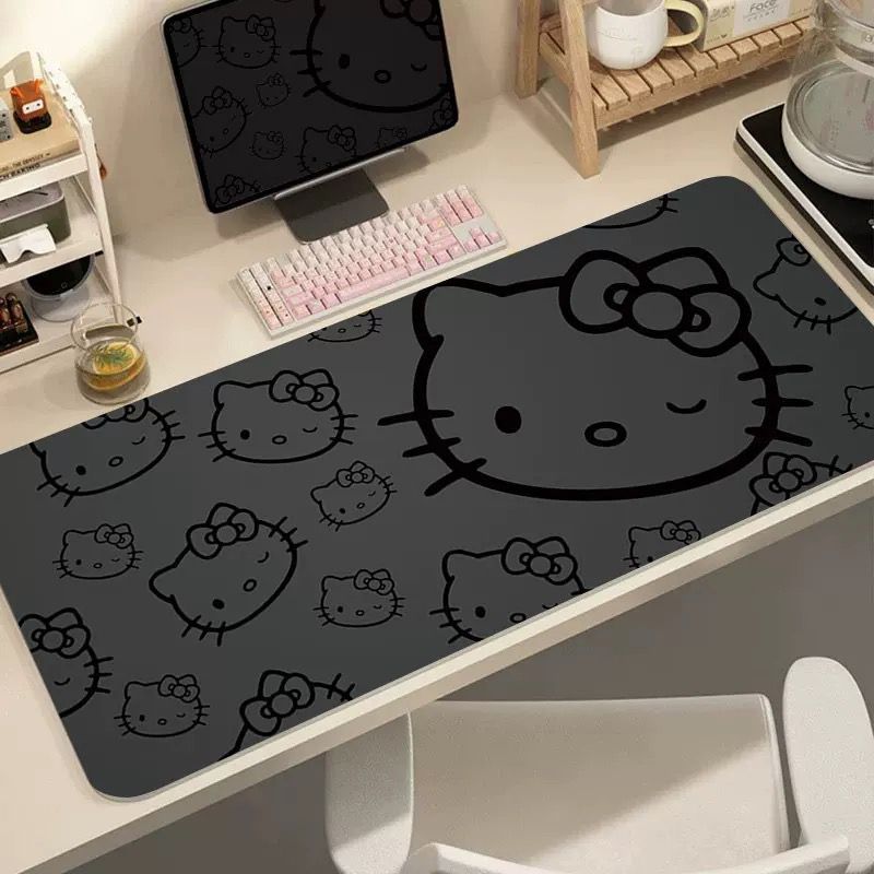 Novo estilo de alto valor gradiente gatinho gato Mouse pad Oversized bonito menina almofada de mesa engrossado antiderra