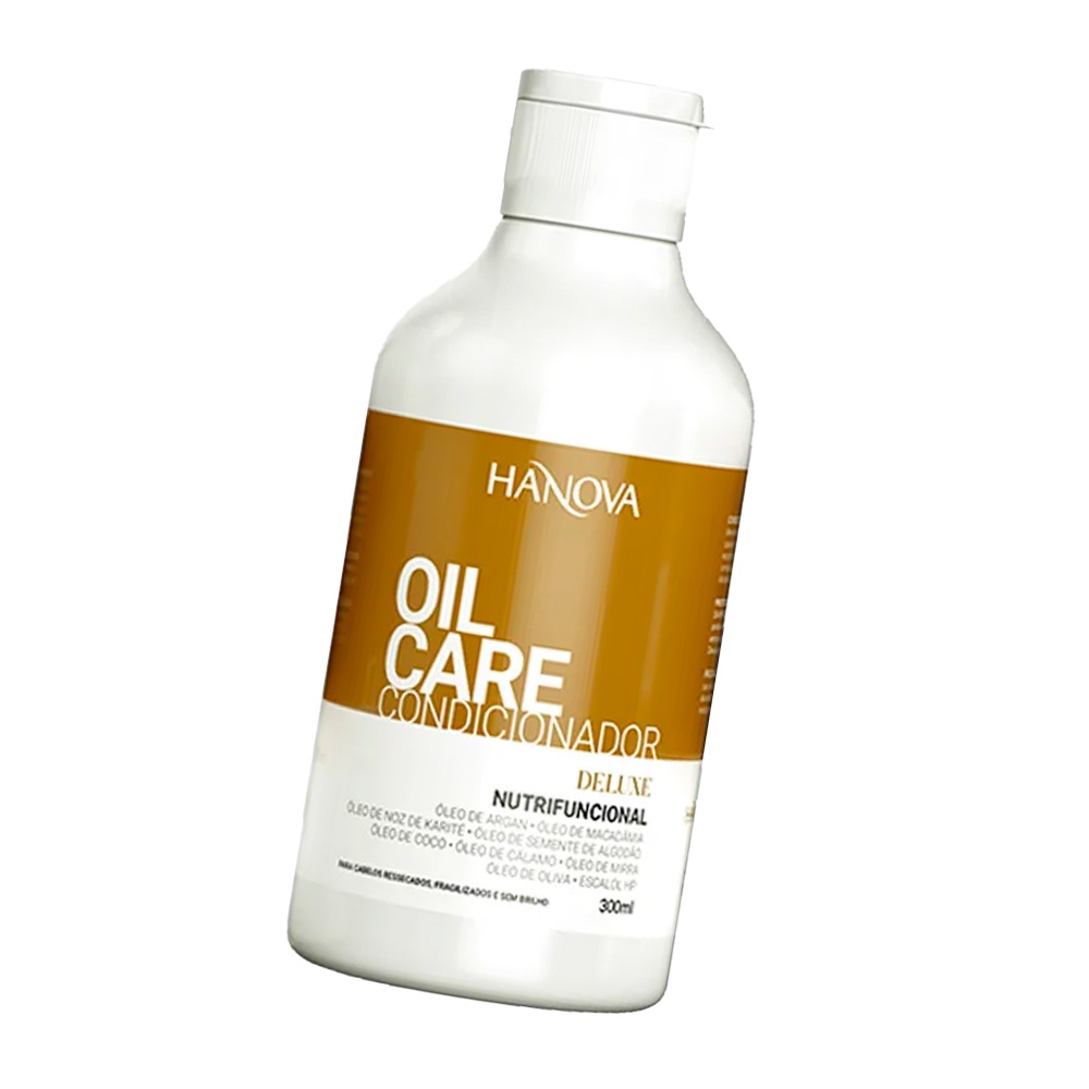 Condicionador Oil Care Deluxe Nutrifuncional Hanova 300ml