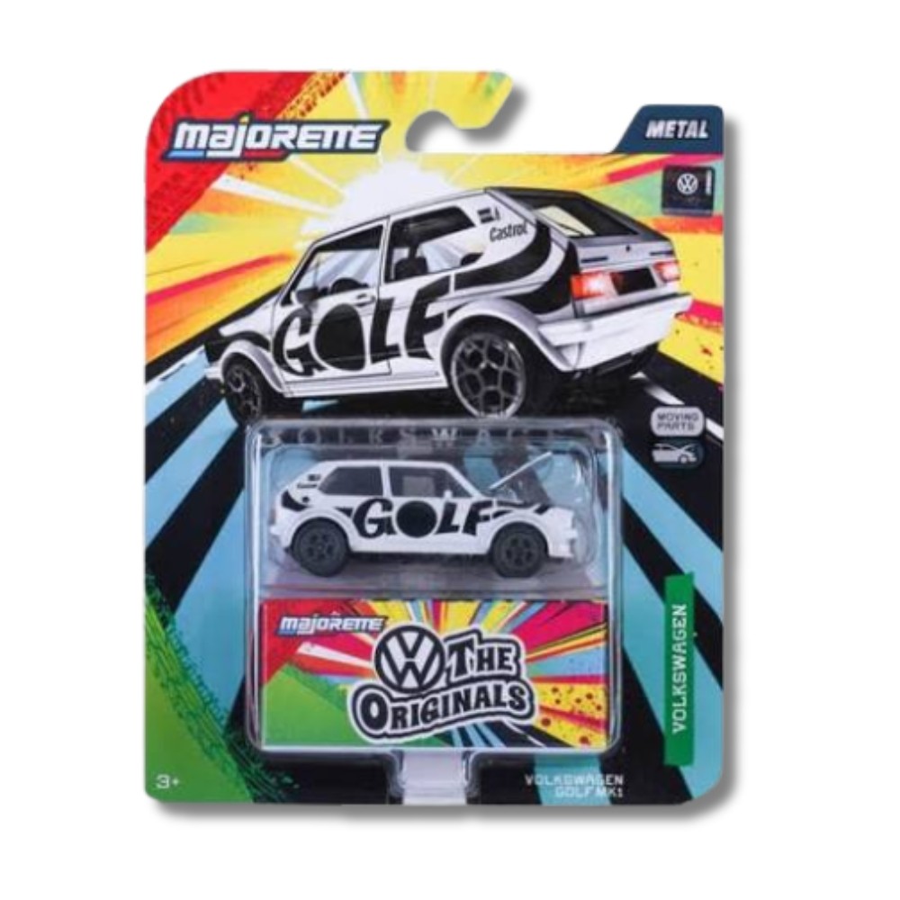 Majorette VW Golf Mk1 Branco Deluxe Cars Originals Caixinha
