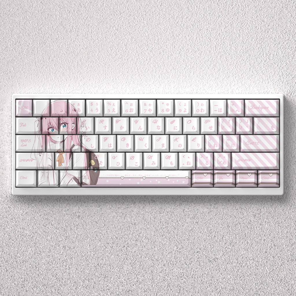 Molho Boqi Cherry Profile Dye-Sub PBT Keycaps Conjunto Completo (73 Teclas)