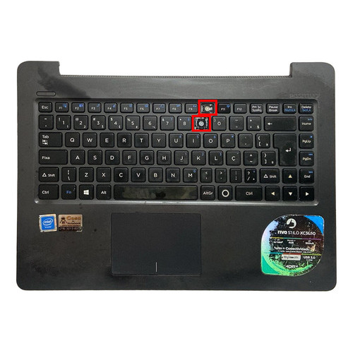 Carcaça Palmrest Positivo Stilo Xc3650