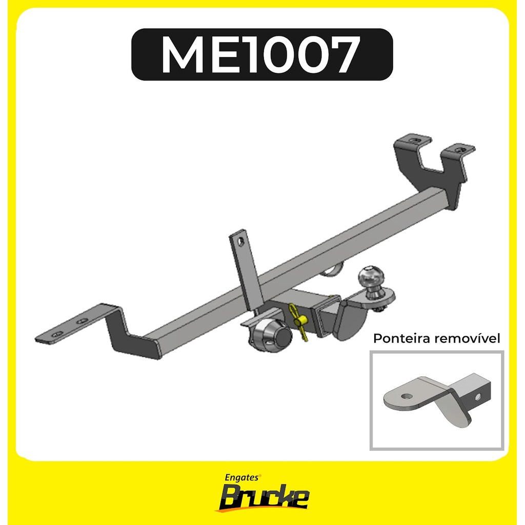 Engate Removível Mercedes Mercedes C180/C200 2015-2019 700 Kg de tração