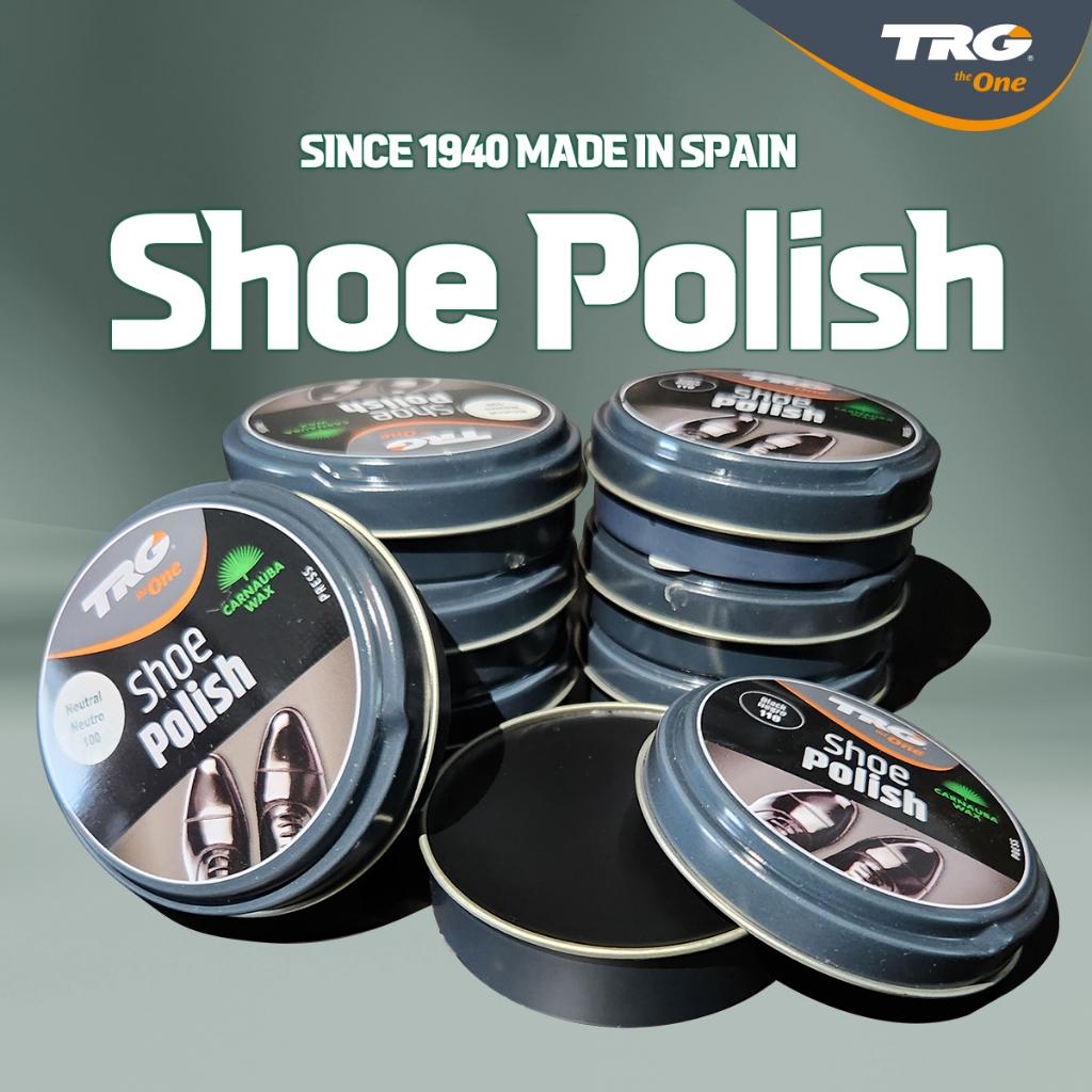 [TRG the One] Carnaúba De Polimento De Sapatos 50ml 5 Cores Marca Espanhola De Tratamento + (Presente) shoepolishing cotton