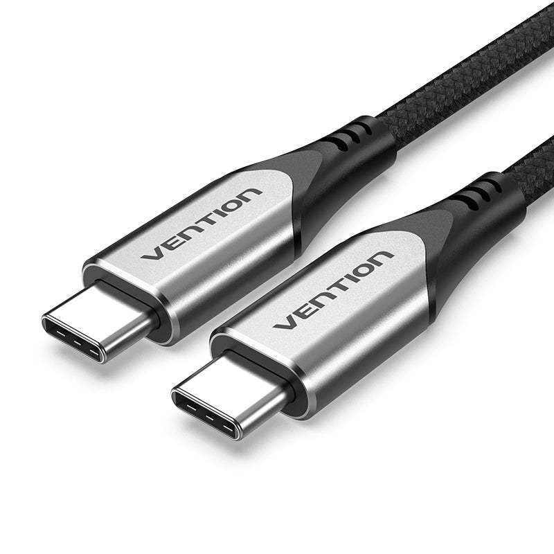 Vention - Cabo USB-C para USB-C 3.1 – 60W PD, 5Gbps, Vídeo 4K compatível Macbook Switch iPhone 15 16