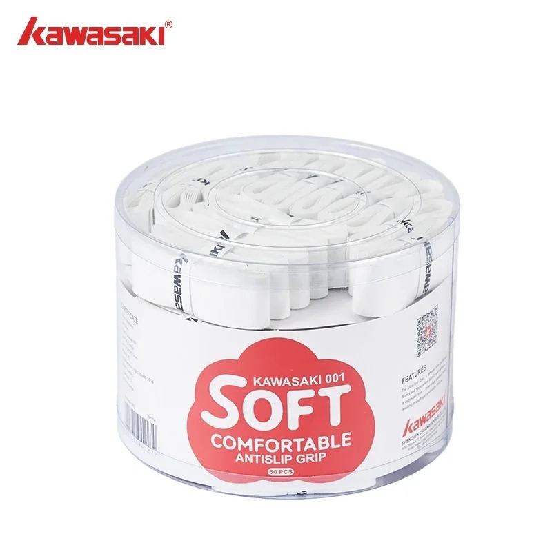 Kawasaki Grip Soft 60PCS Badminton 001 Super Sticky Non-slip Sweatband Tape Várias Cores