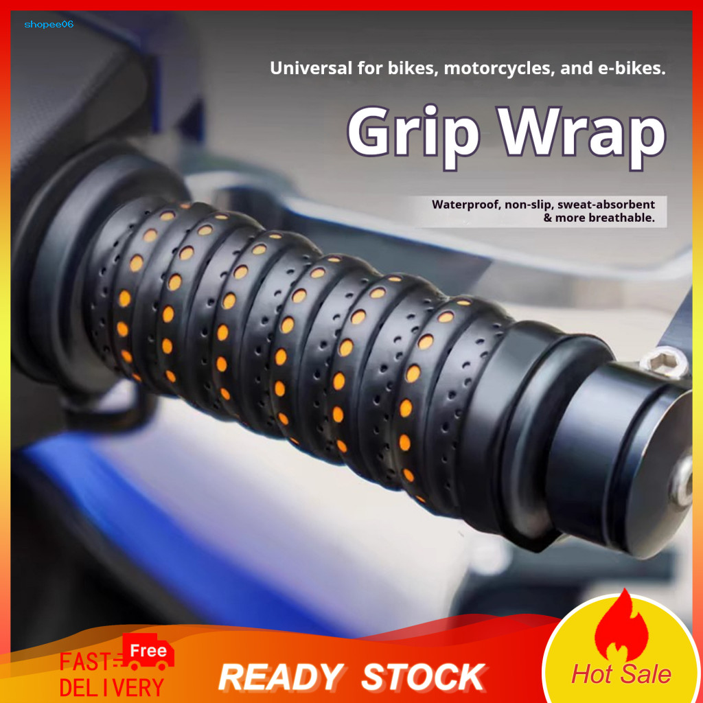 Motorcycle Handlebars Comfortable Riding Grips Universal Handlebar Covers Non-slip Grip Tape Breathable Anti-shock Acces