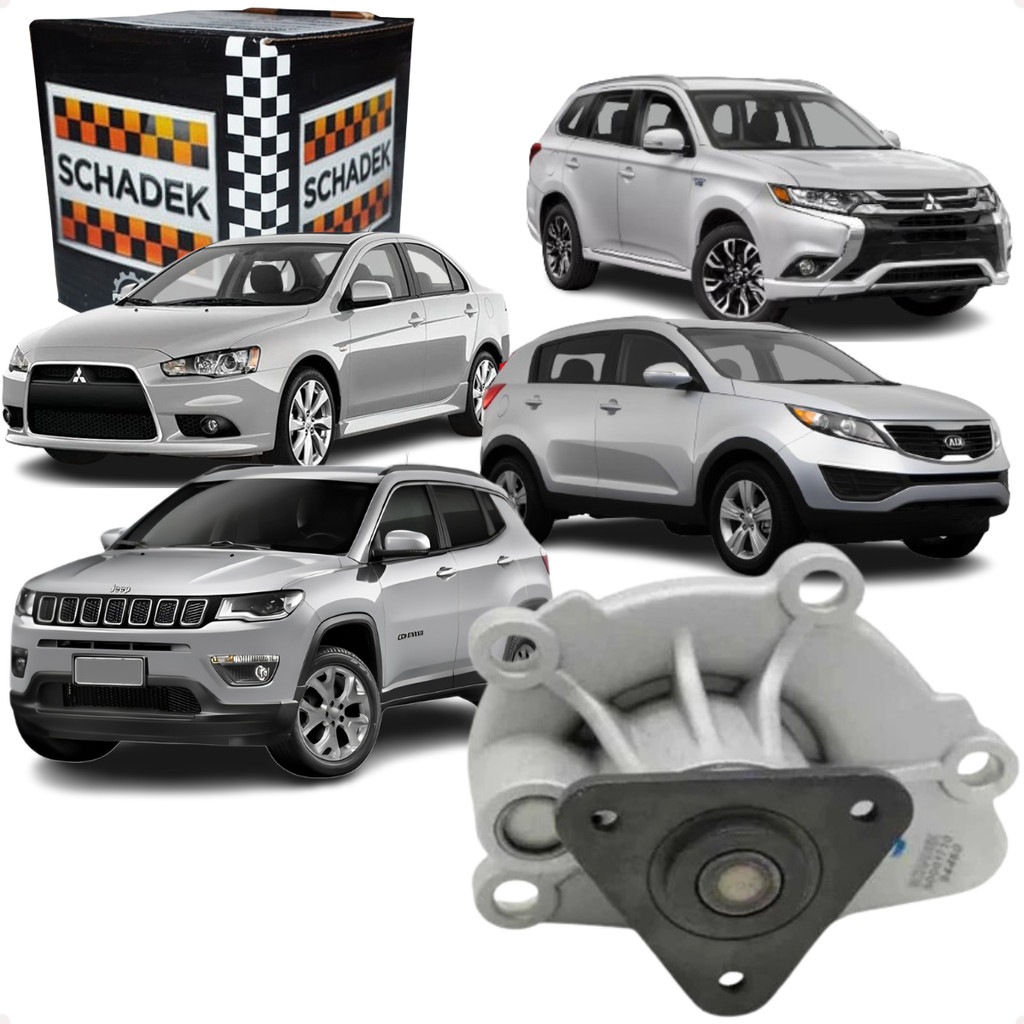 Bomba Água IX35 Compass Cerato Sportage Lancer ASX Outlander Toro Santa Fé Sonata Carens Sorento