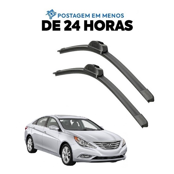 Kit Palheta Limpador Parabrisa Sonata 2010 2011 2012 2013 2014