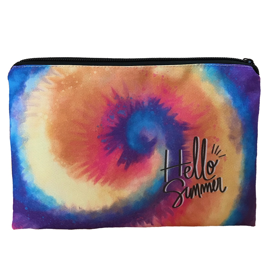 Necessaire, Estojo, Organizador em Lona 22 x 14cm – Tie-dye n26