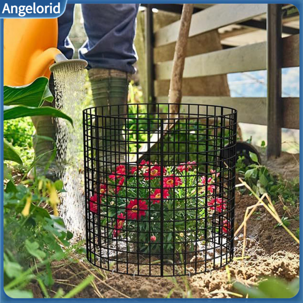 Tree Bark Protector Yard Pet Barrier Metal Plant Cage with Wire Mesh Panels Stakes Zip Ties – Durable Garden Fence to