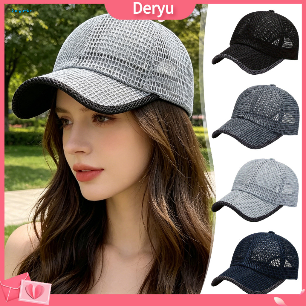 Lightweight Baseball Cap Mesh Hat Ultra-light Breathable with 360° Ventilation Sun Protection for Outdoor Sports Runnin