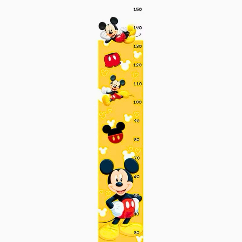 Régua de Crescimento Adesiva Infantil Mickey Mouse