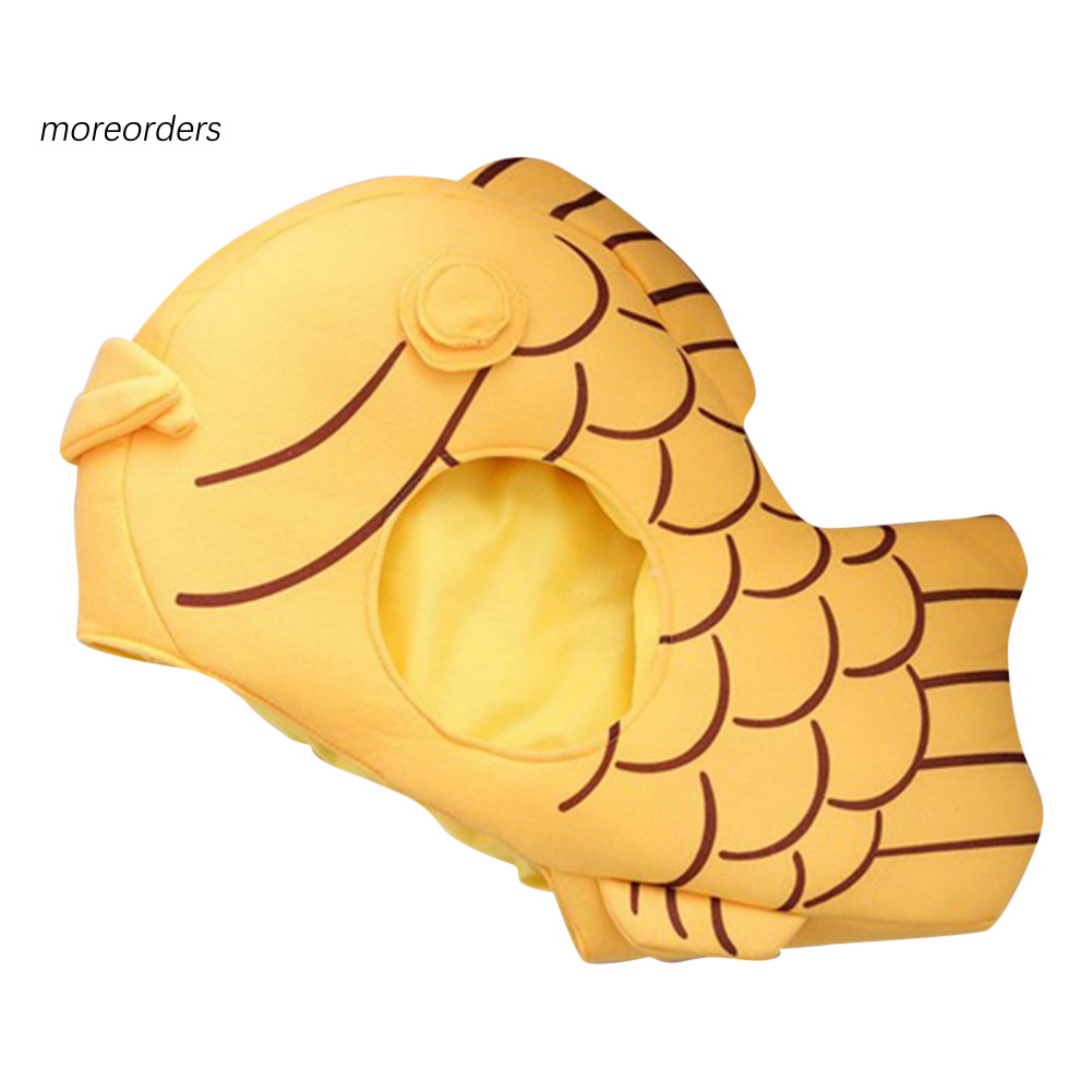 Maisordens | Adorável Taiyaki Caranguejo Forma Algodão Earflap Gorro Chapéu Traje Festas Suprimentos