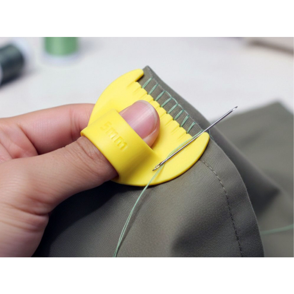 Guia de Dedo para Costura Manual – 3mm / 4mm / 5mm | Acessório de Costura | Linha Reta e Precisão