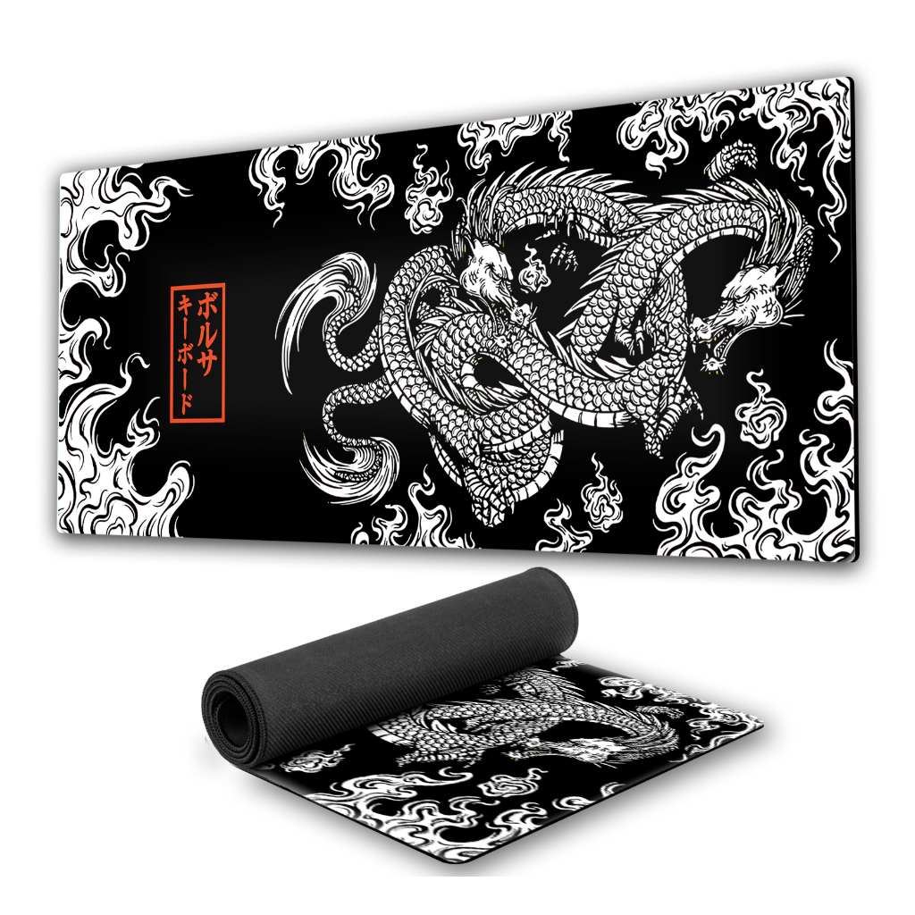 Mouse Pad Dragão Chinês Premium fundo de borracha 90x40cm 80x30cm 900x400 800x300 speed gamer mousepad