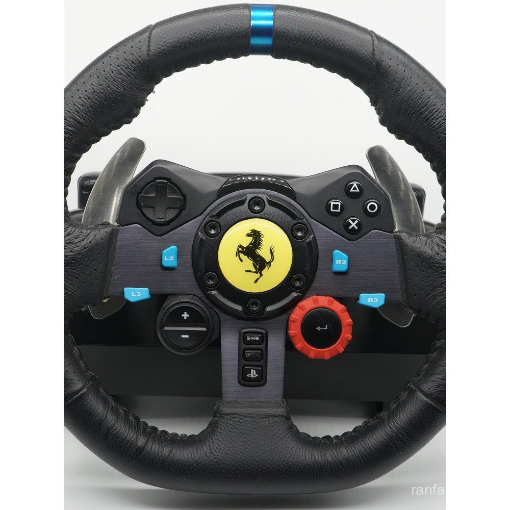 Crystal Game Real Horn Racing Cover Car Logo G29 Adesivo de Modificação de Carro Volante de Plástico Logitech TFSB