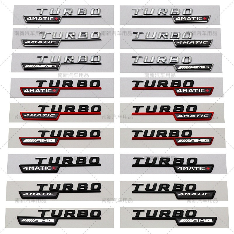 Emblema de Carro Fender 2 peças em ABS para Mercedes-Benz CLA45 GLA45 X156 A45 C117 X247 GLE53 C117 GLE53 X247 Turbo AMG