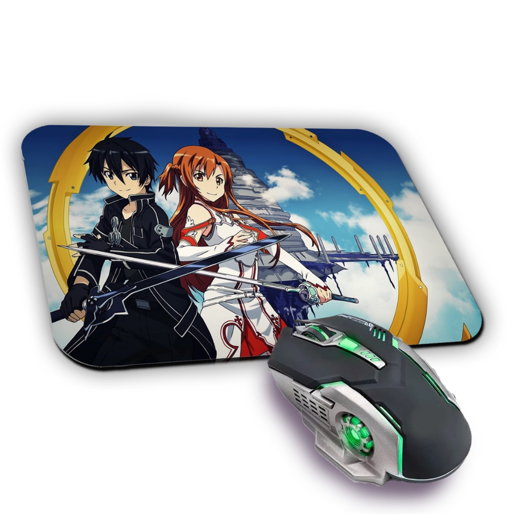 Mousepad Premium Sword Art Online Anime Manga Gamer 22x18cm