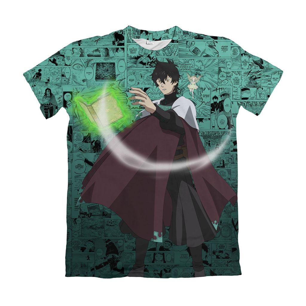 Camiseta Black Clover Mangá 9 Anime Dry Fit Masculina Feminina Unissex